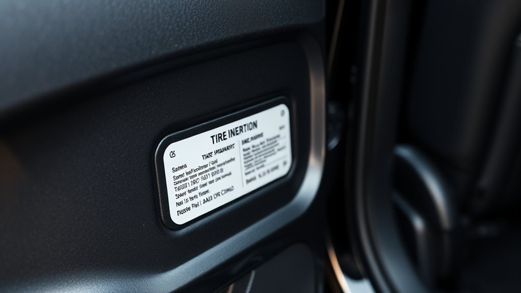 check door jamb placard details