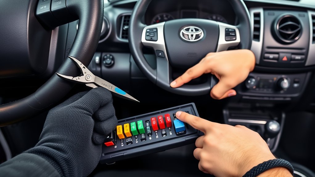 check fuses by symptoms