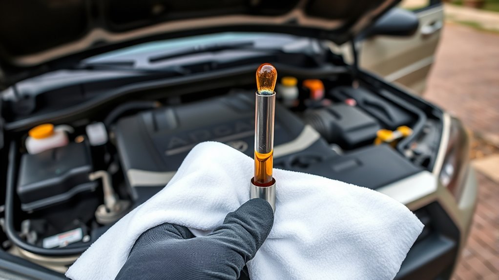 check oil level regularly