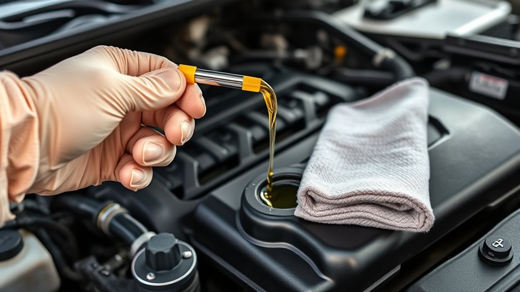 check oil level regularly