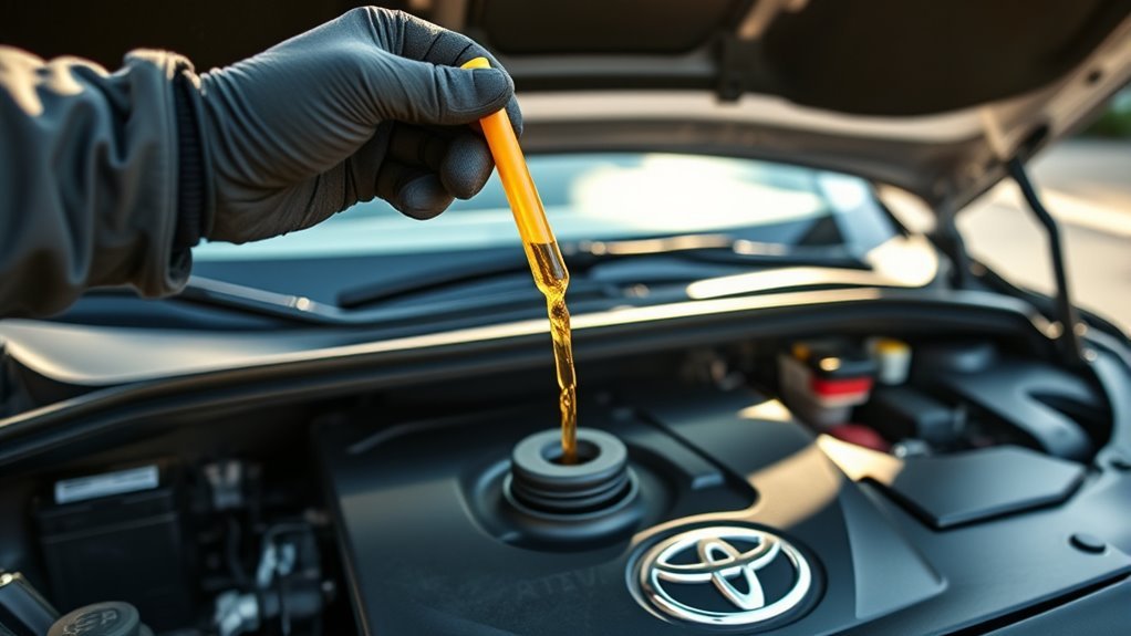 check oil regularly efficiently