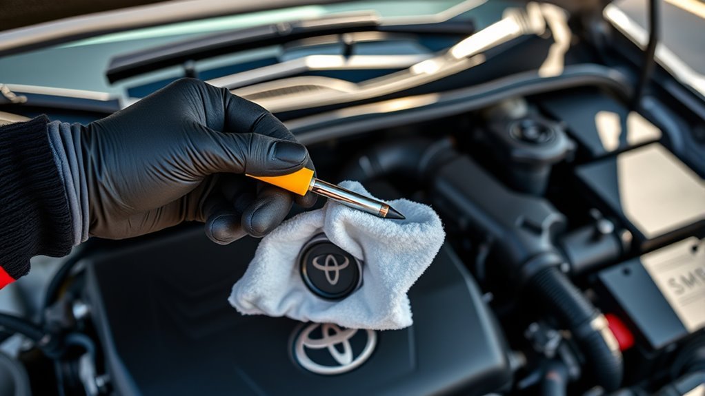 check rav4 engine oil