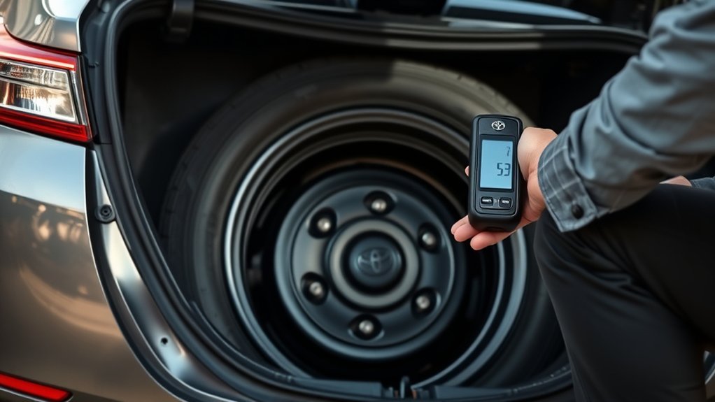 check spare tire pressure