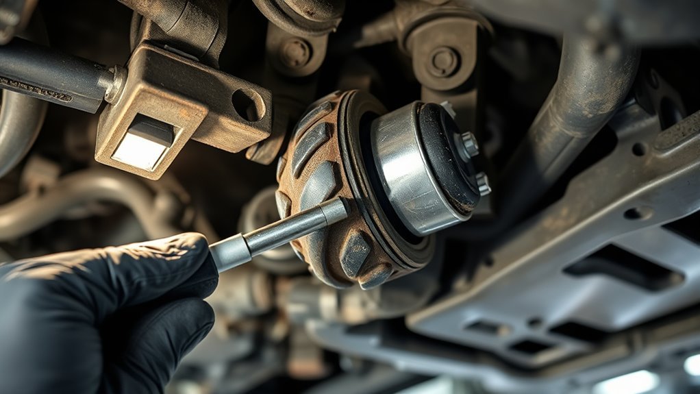 check suspension bushing wear