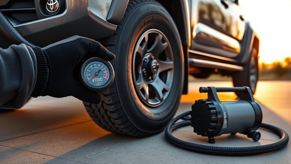 check tacoma tire pressure