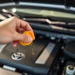 check toyota camry oil