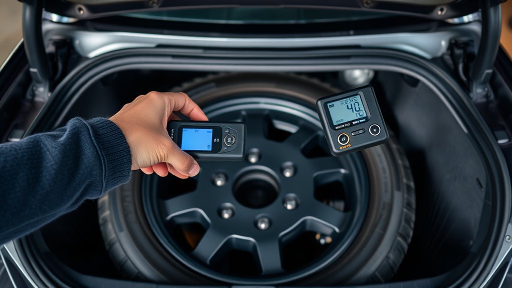 check toyota camry tire pressure