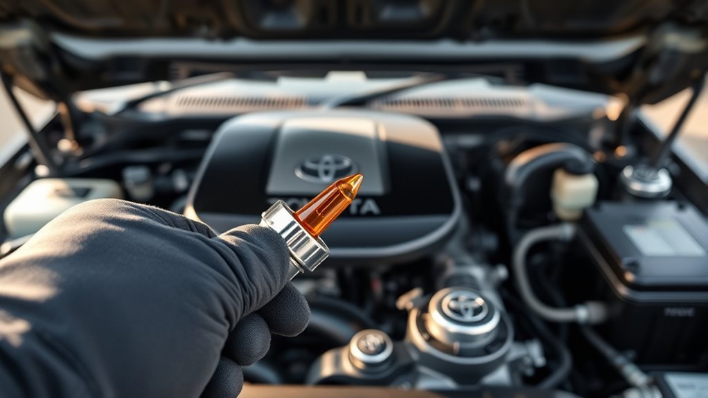 check toyota land cruiser oil