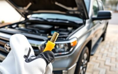 check toyota tundra oil