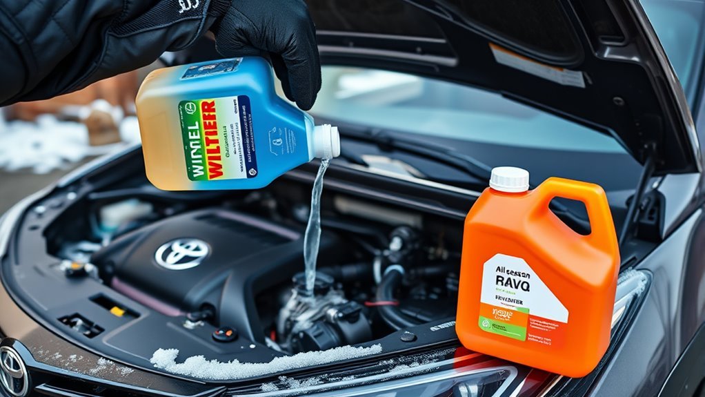 choose climate appropriate washer fluid
