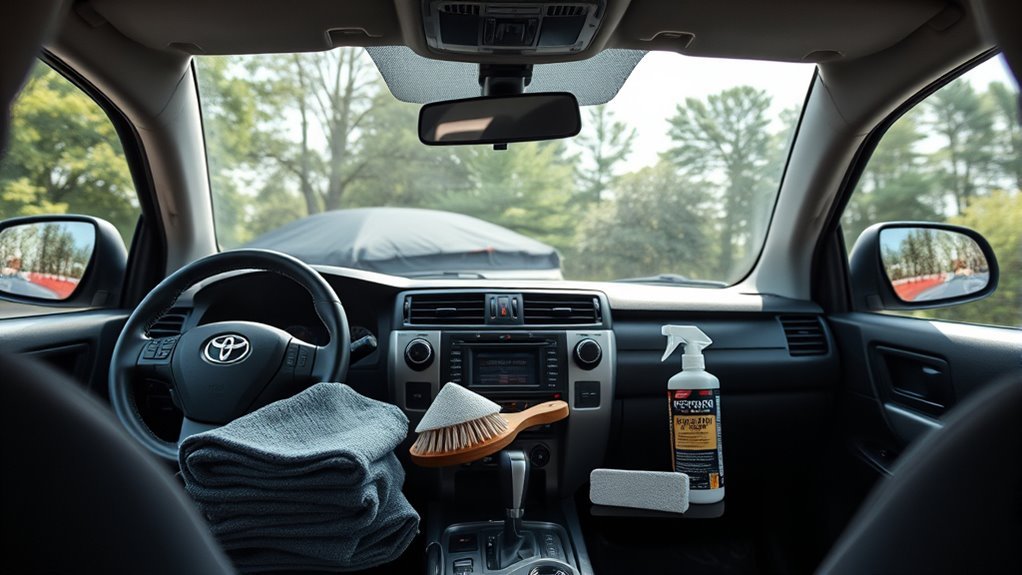 clean 4runner interior plastics