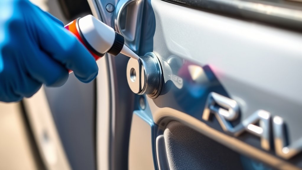 clean and lubricate hinges