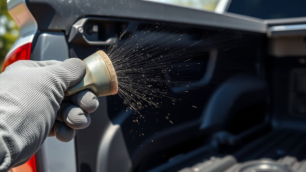 clean and maintain tailgate