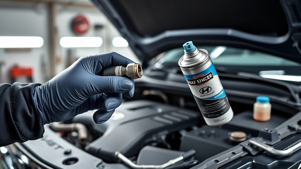 cleaning and testing a Hyundai Sonata MAF sensor