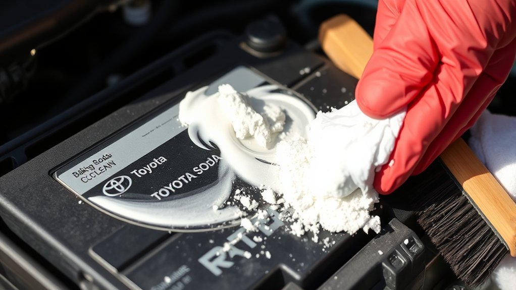 clean battery terminals thoroughly