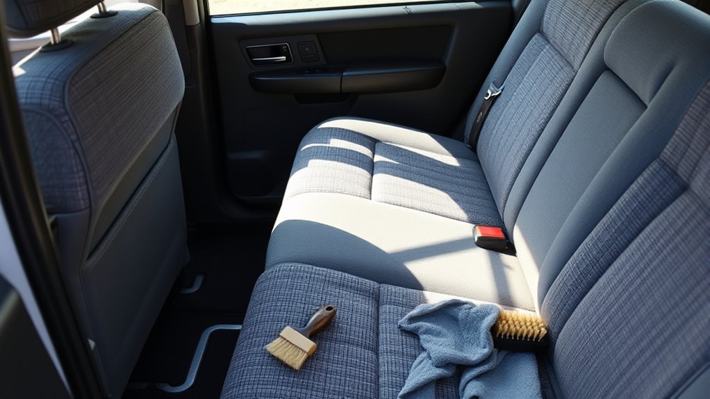 clean cloth seats stains