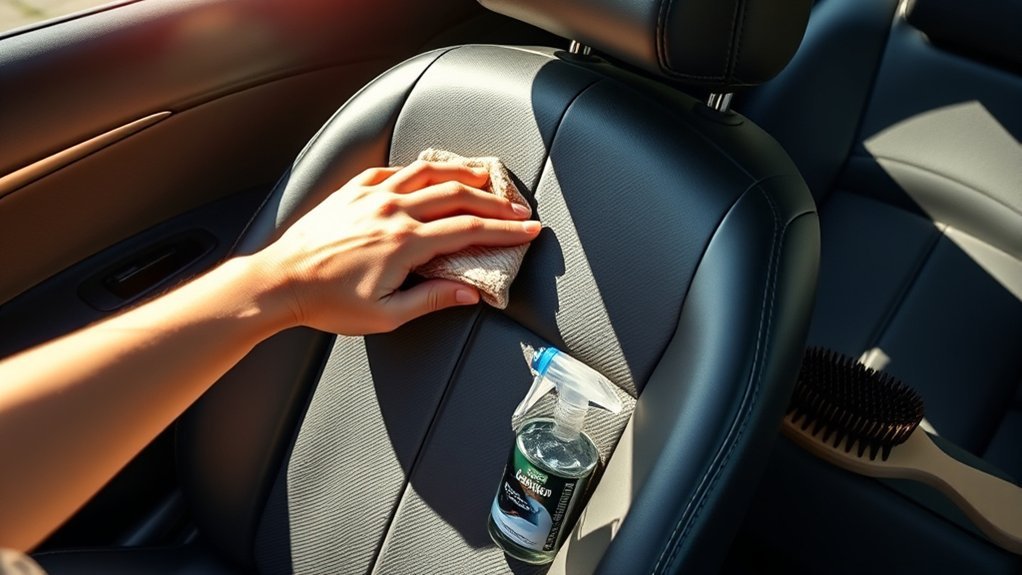clean hyundai sonata leather seats