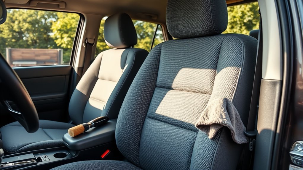 clean land cruiser seats
