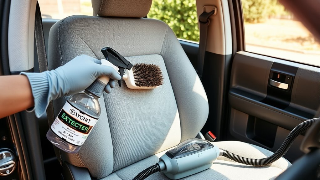 clean seats with care