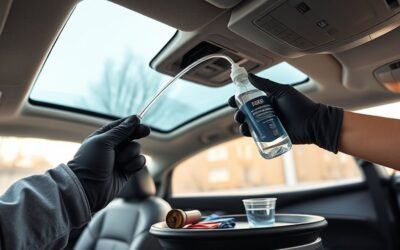 clean toyota camry sunroof drains