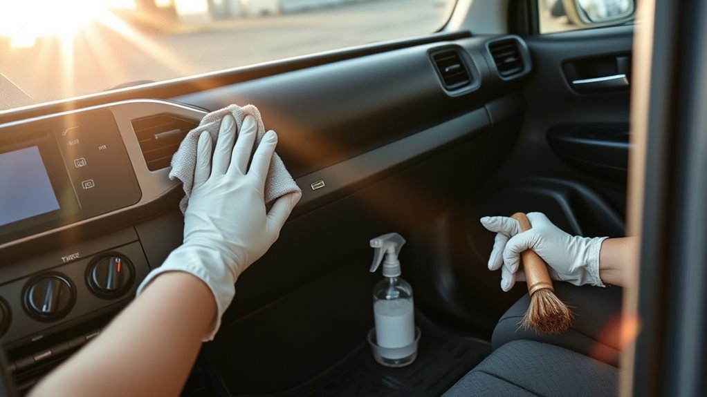 cleaning tacoma interior plastics