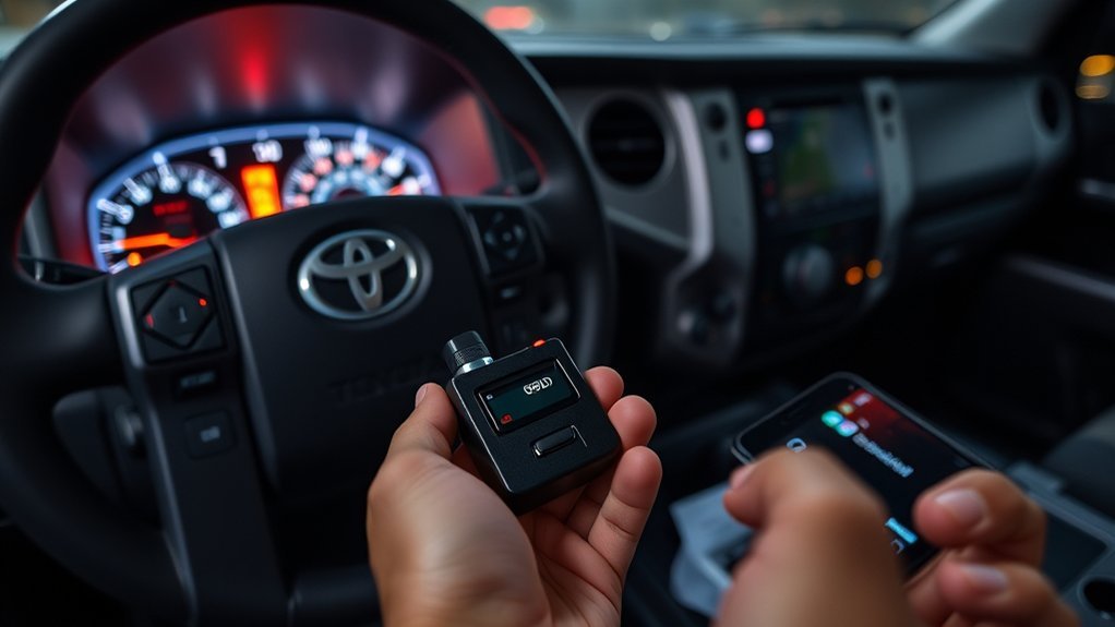 clear tundra check engine