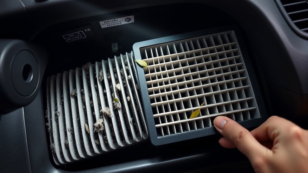 clogged filter symptoms diagnosed