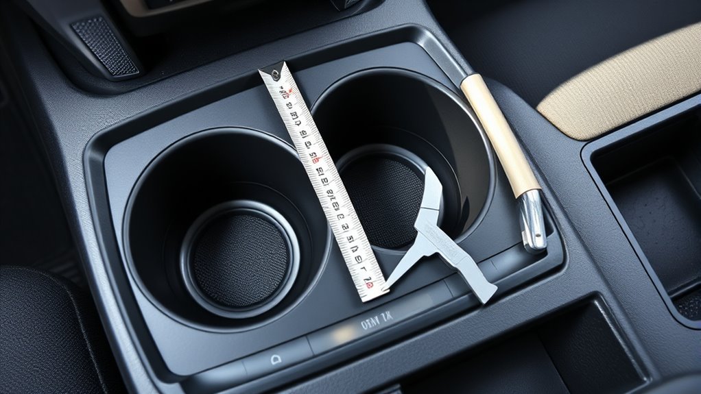 compact storage limited cupholders