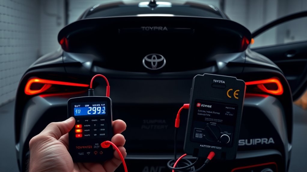 confirm battery status first