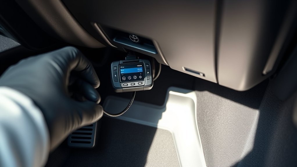 connect obd2 scanner correctly