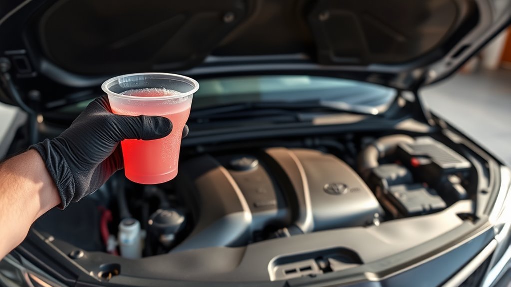 controlled coolant bleeding procedure