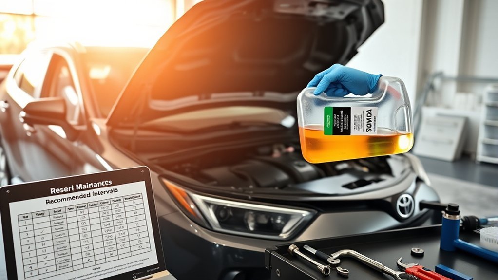 coolant change guidelines rav4