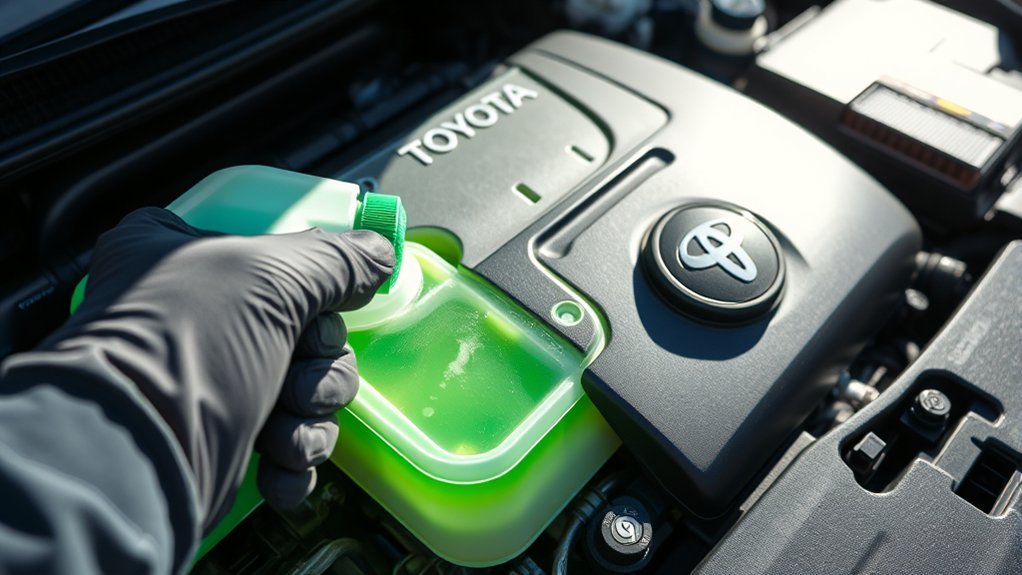 coolant check and refill