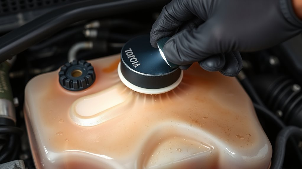 coolant clarity indicates issues