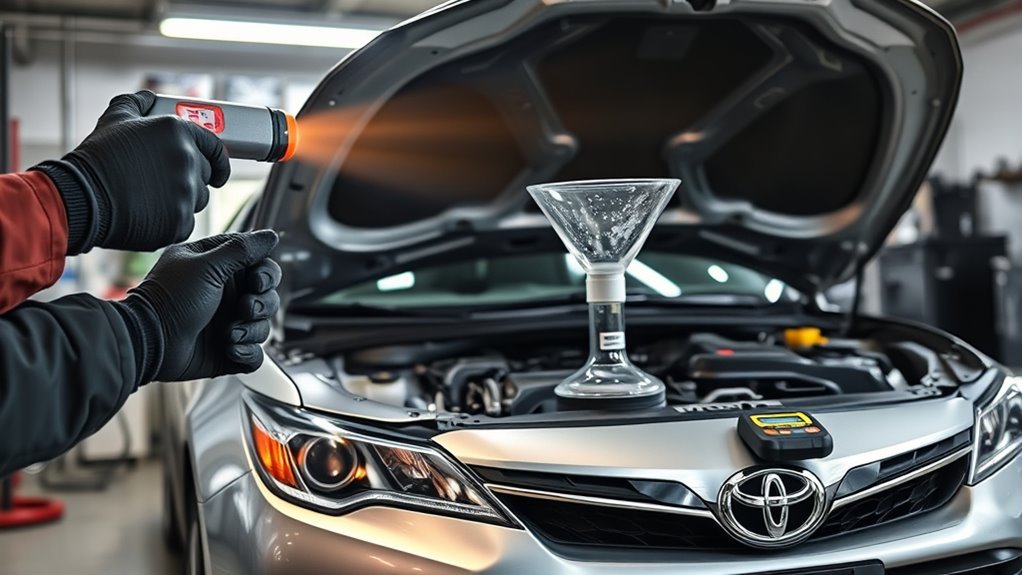 coolant flow diagnosis procedure