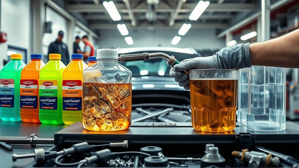 coolant maintenance flush or refill