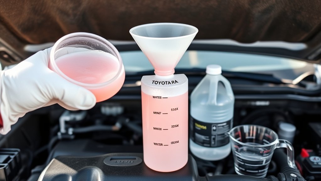 coolant mixing and maintenance