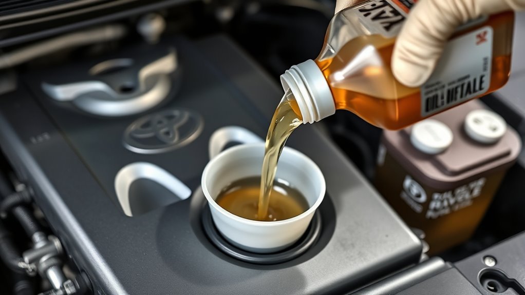 correct oil filling procedure