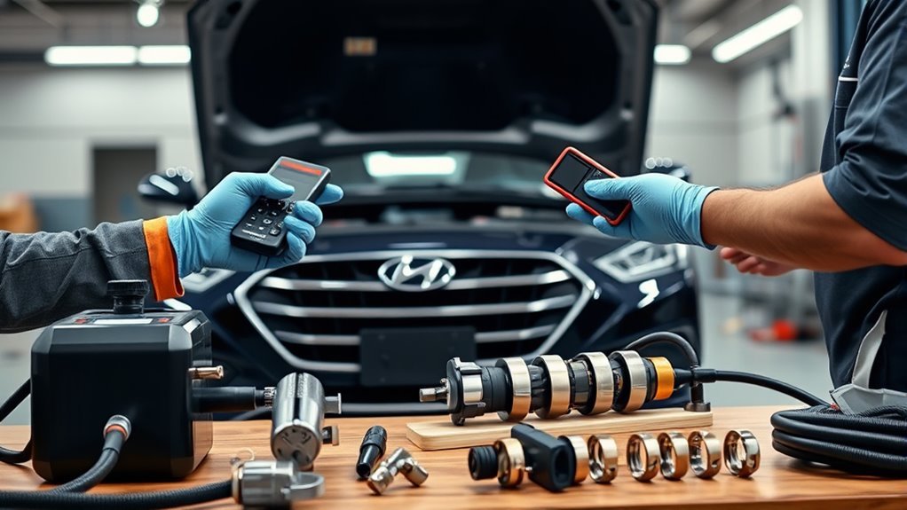 Repairing a Hyundai Sonata EVAP leak after P0442 diagnosis