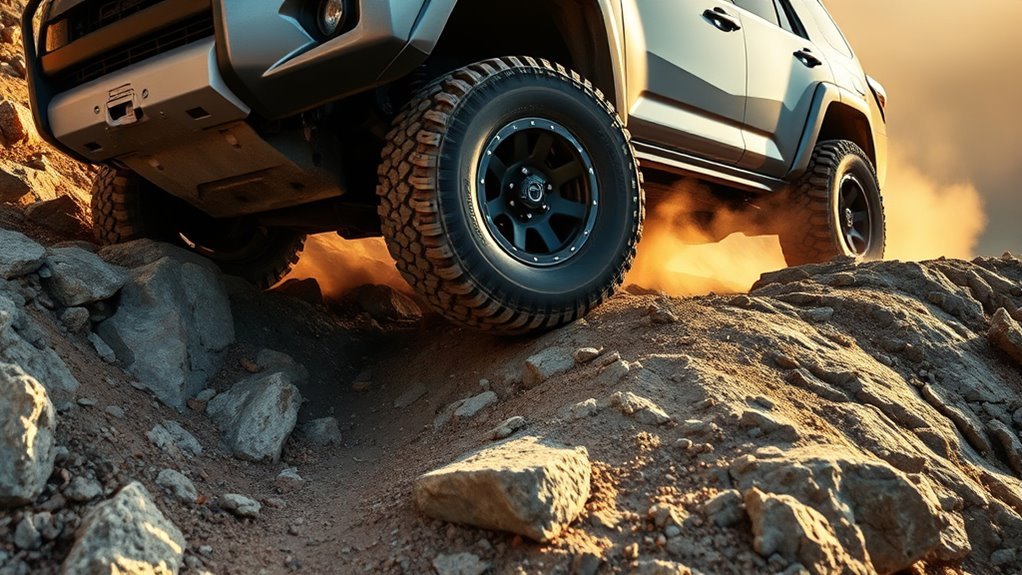 crawl control for terrain stability