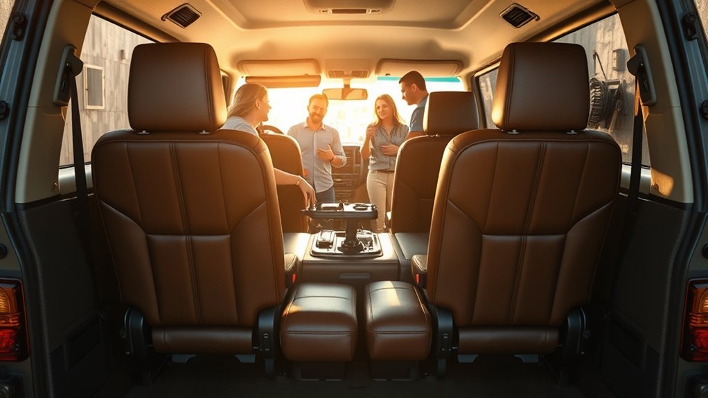 Toyota Land Cruiser cargo area modification for gear storage