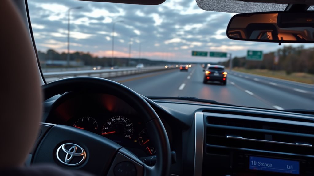 Guidelines for choosing Dynamic Radar Cruise Control or conventional cruise control in a Toyota 4Runner
