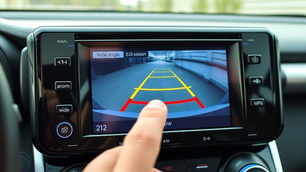 customize backup camera guidelines