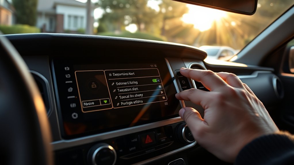 customize lane departure alerts
