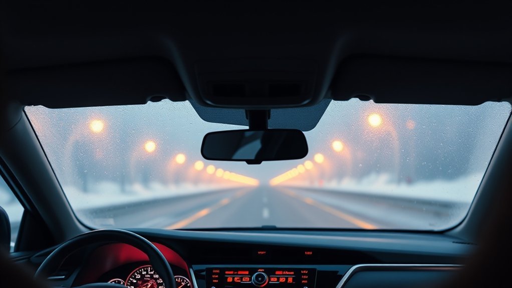 defog windshield for visibility