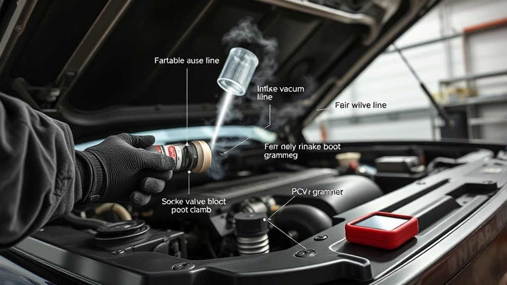 detecting engine air leaks