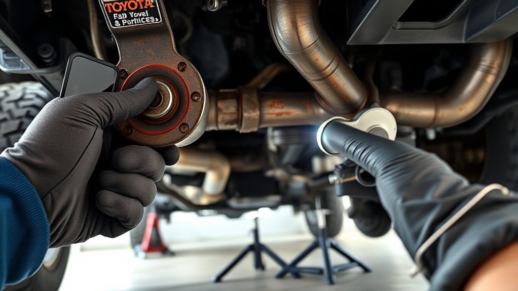 diagnose tacoma exhaust leak