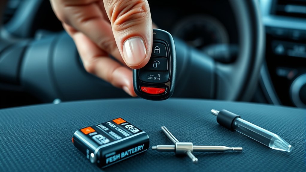 diagnose toyota key fob