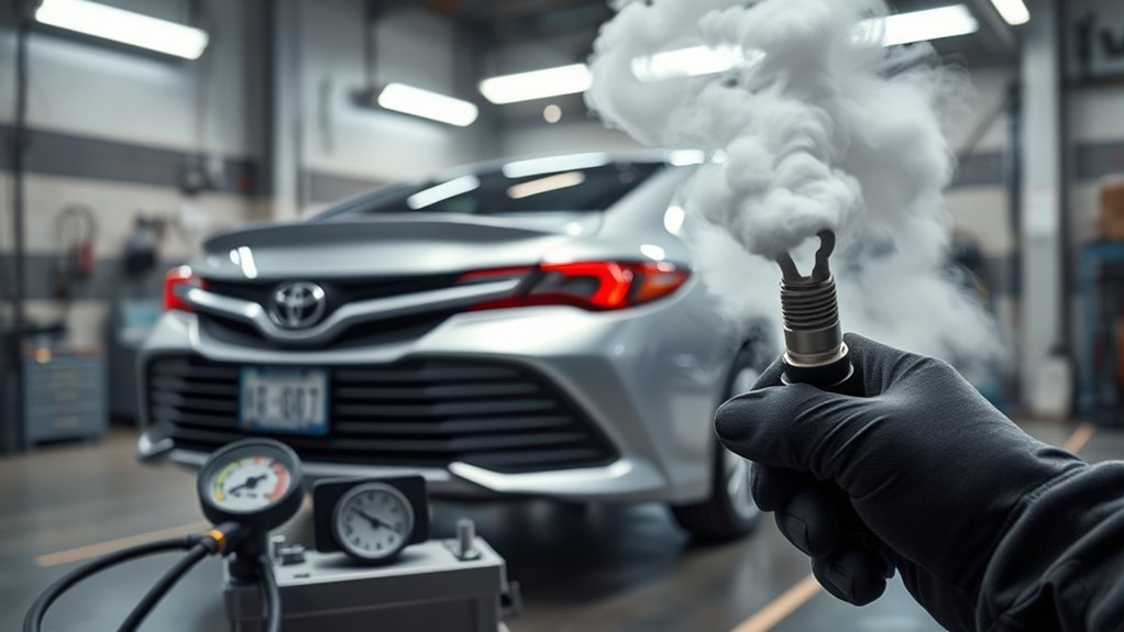 diagnostic testing for leaks