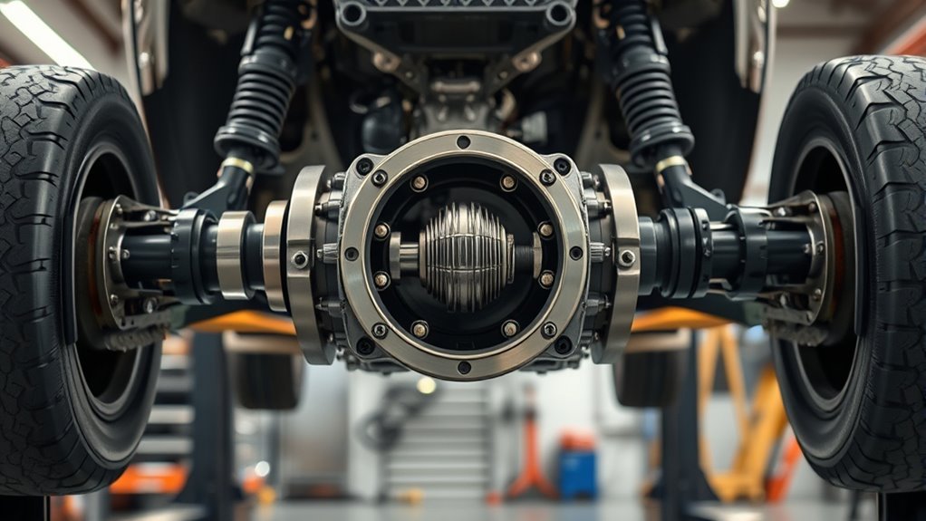 differential for wheel traction